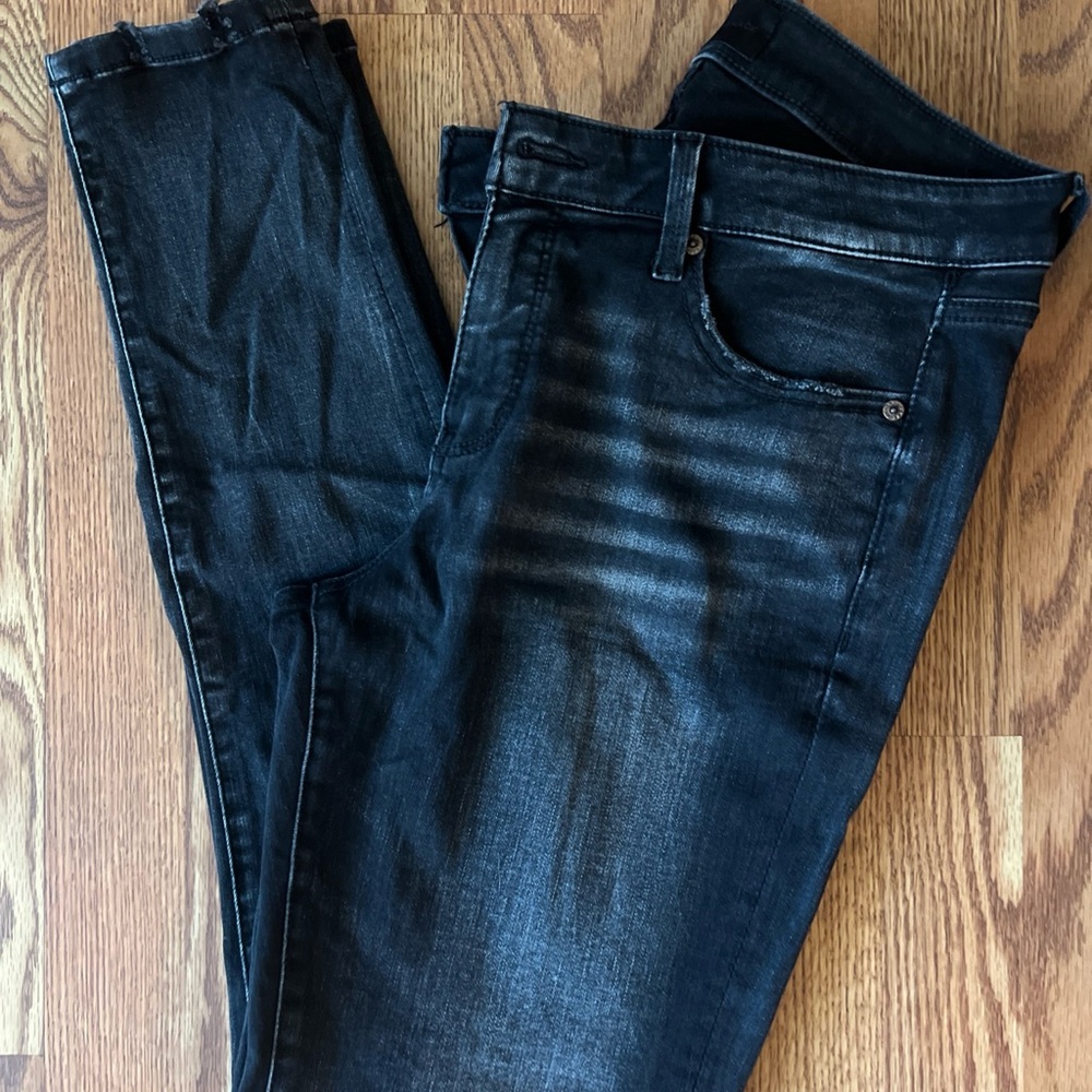 BKE Women's Black Ankle Jeans